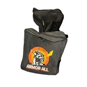 Vntg 1980s Old Logo Armor All Duffel Bag Protectant Automotive Viking Shield